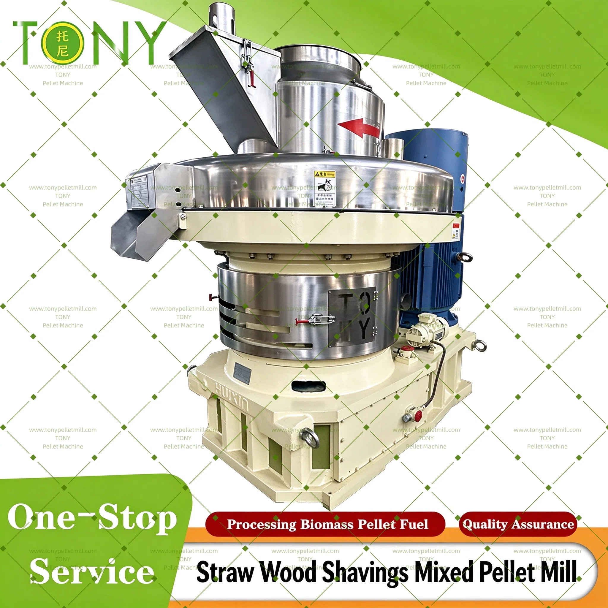Straw Wood Shavings Mixed Pelletizer