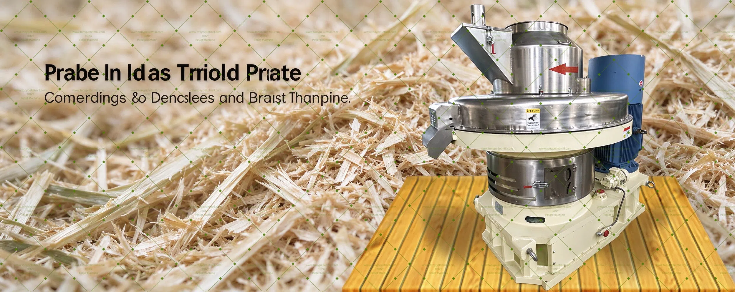 Straw Wood Shavings Mixed Pelletizer
