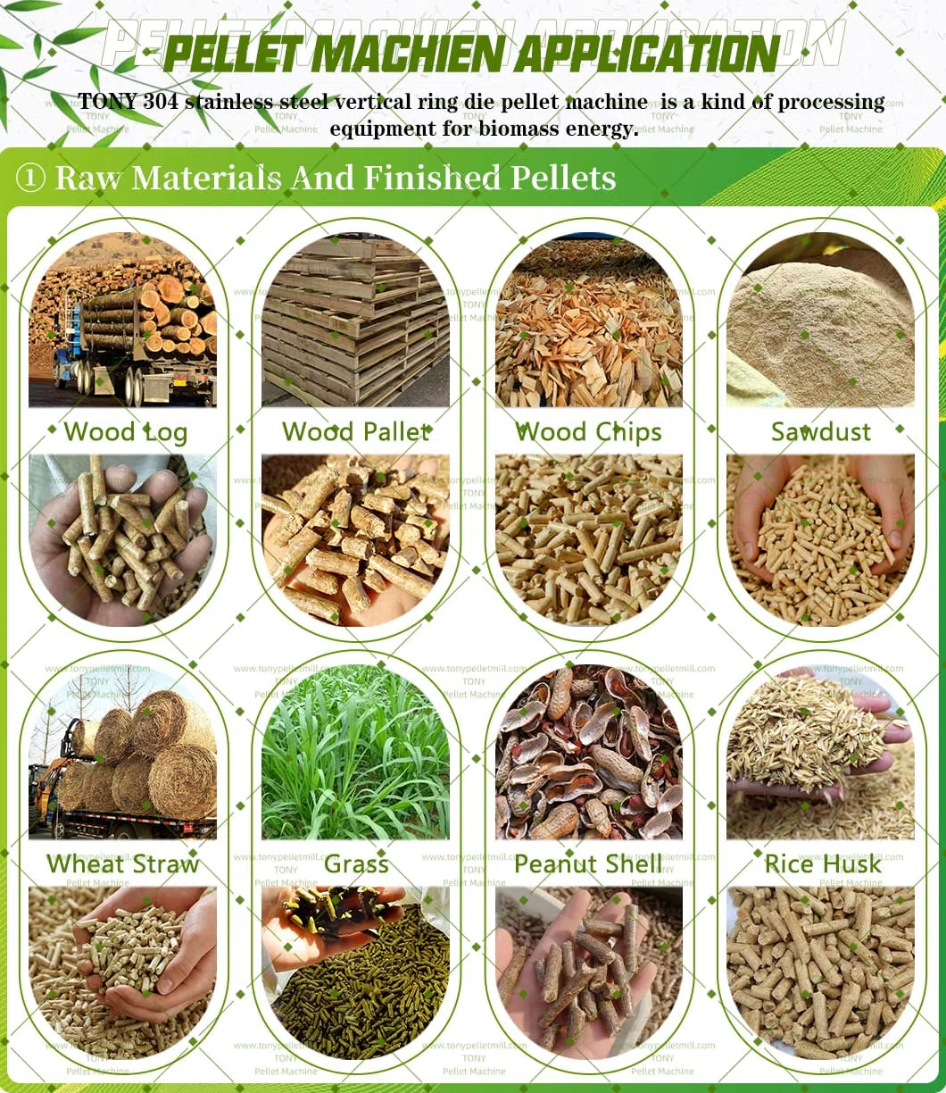Straw Wood Shavings Mixed Pelletizer