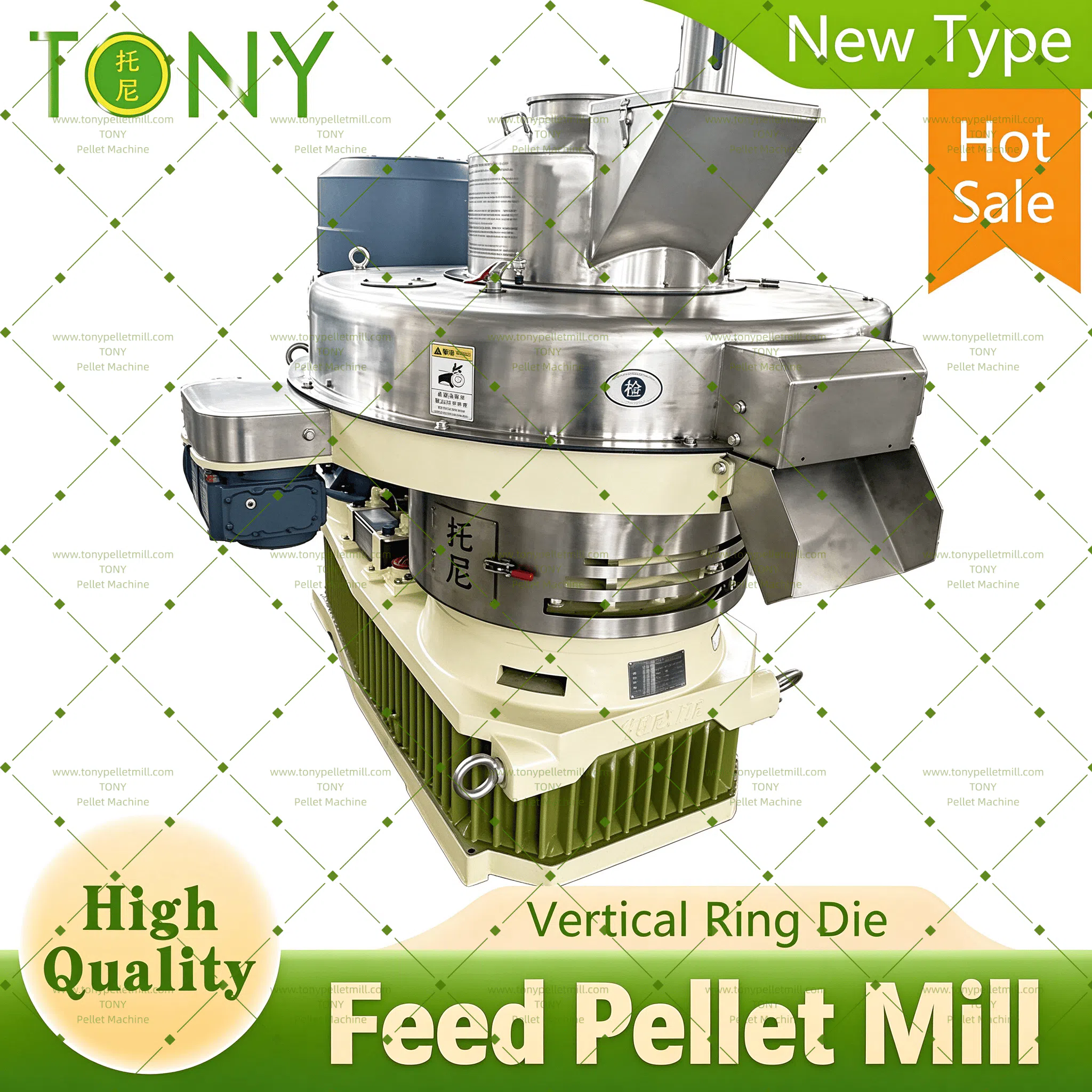 Foder granulatormaskine
