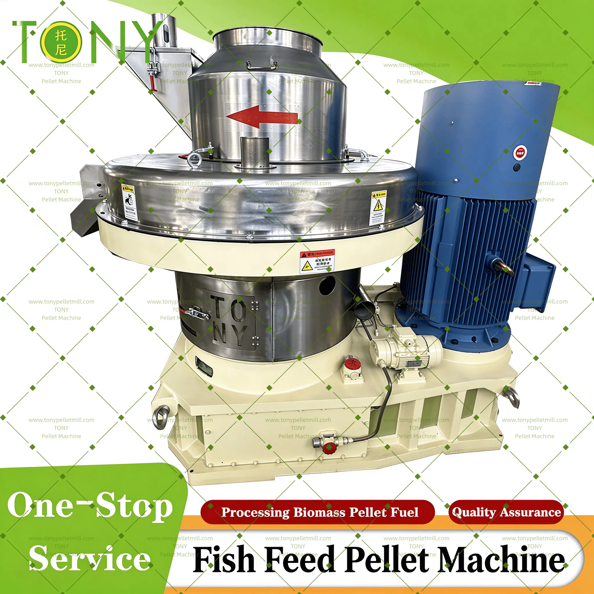 Fiskefoder-granulator