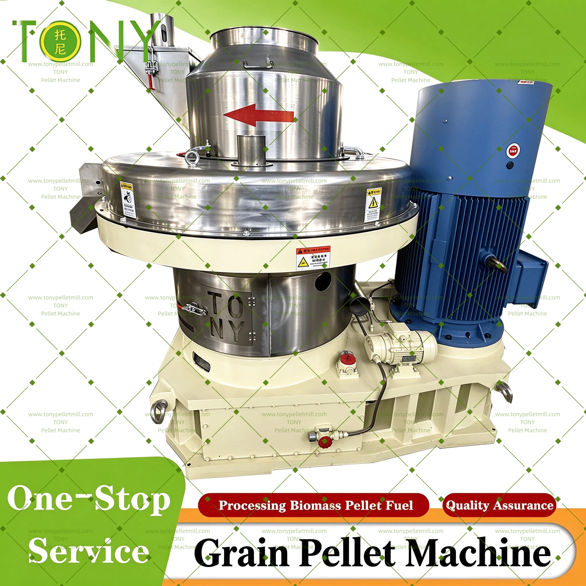 Korn granulatormaskine