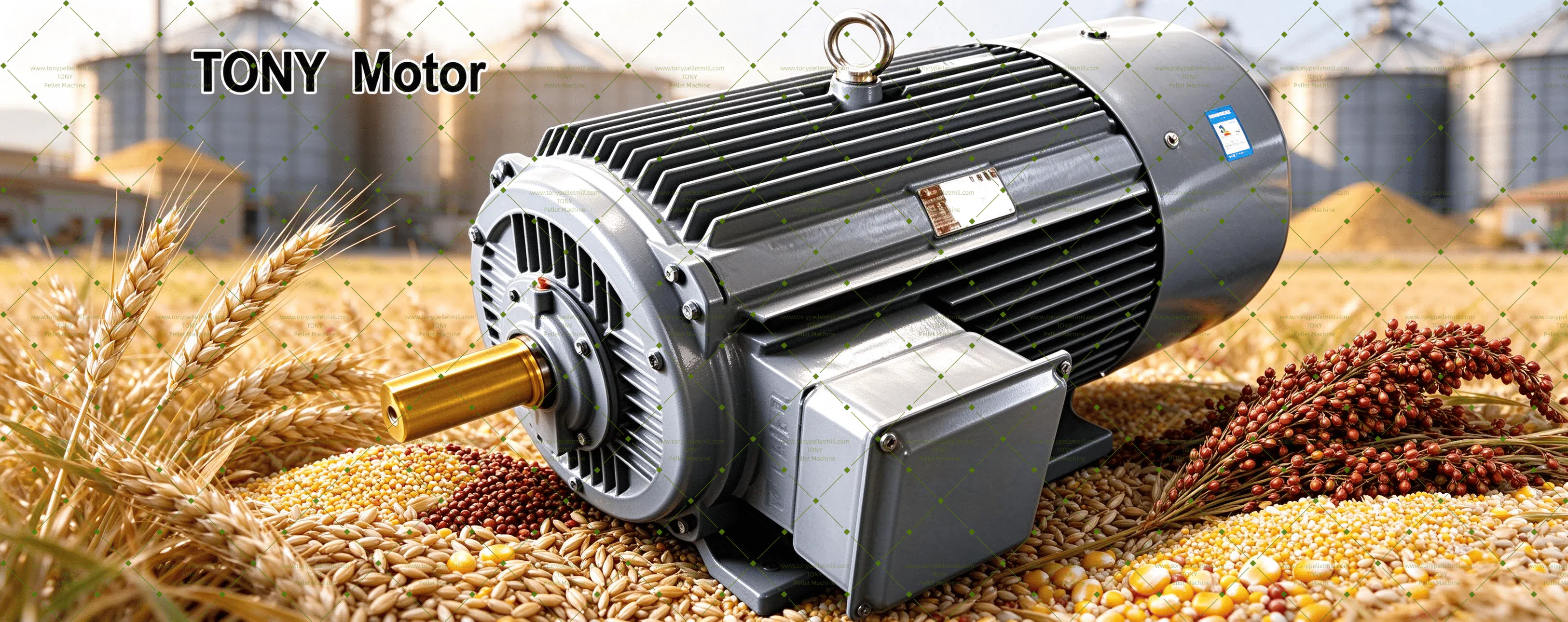 Korn granulatormaskine
