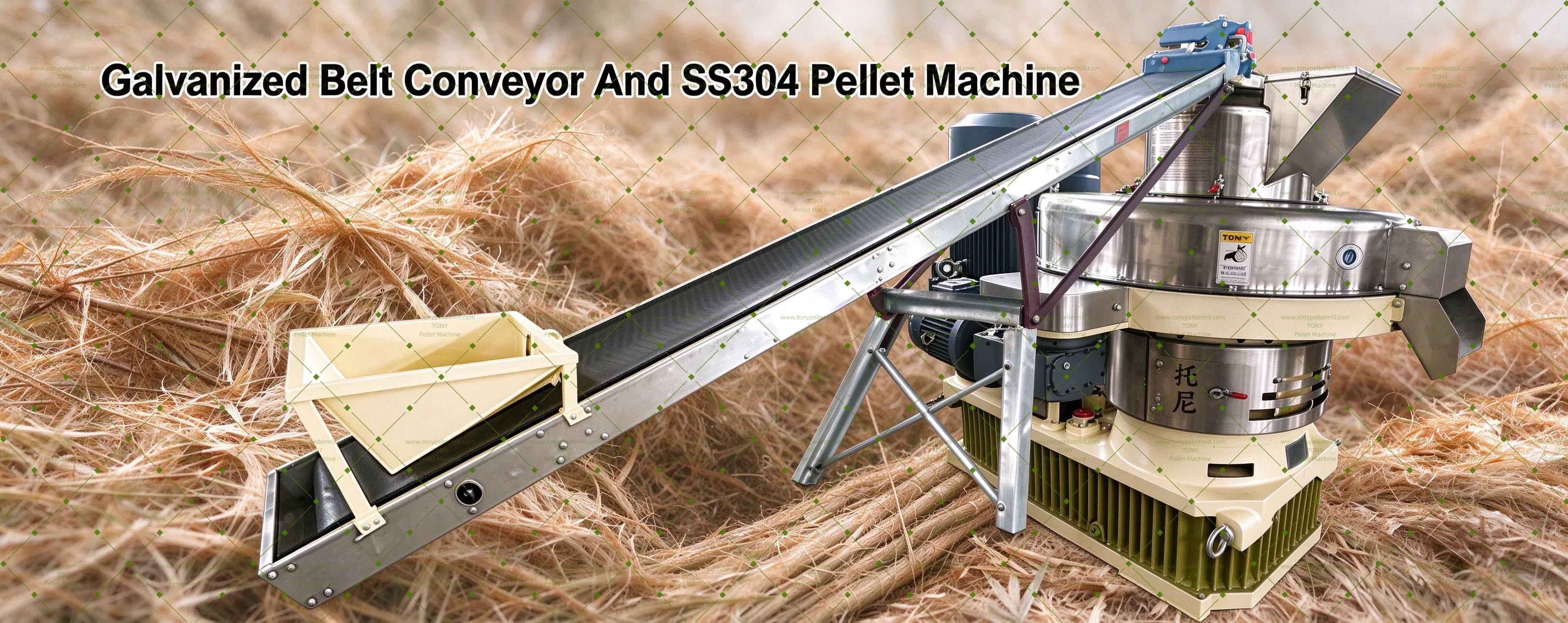 Palmefiber-pillemaskine