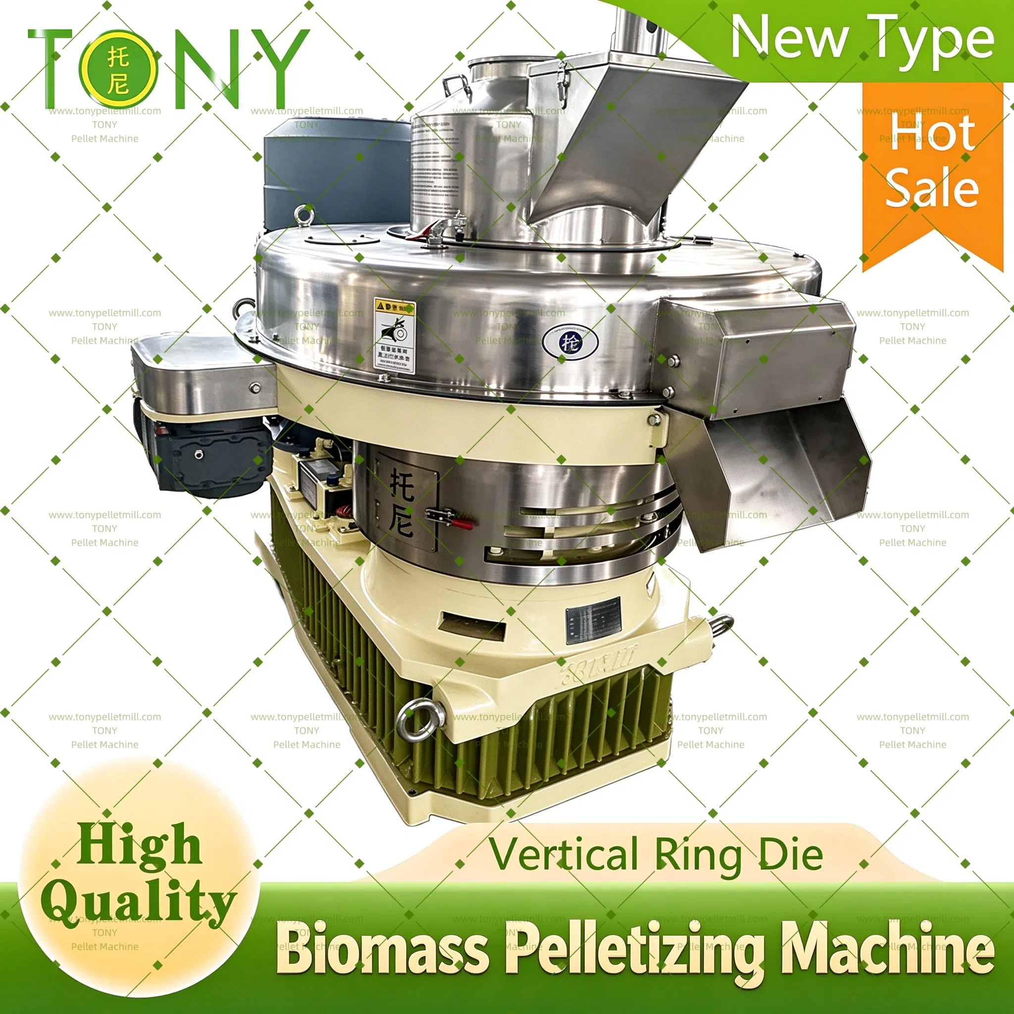Biomassepelletiseringsmaskine