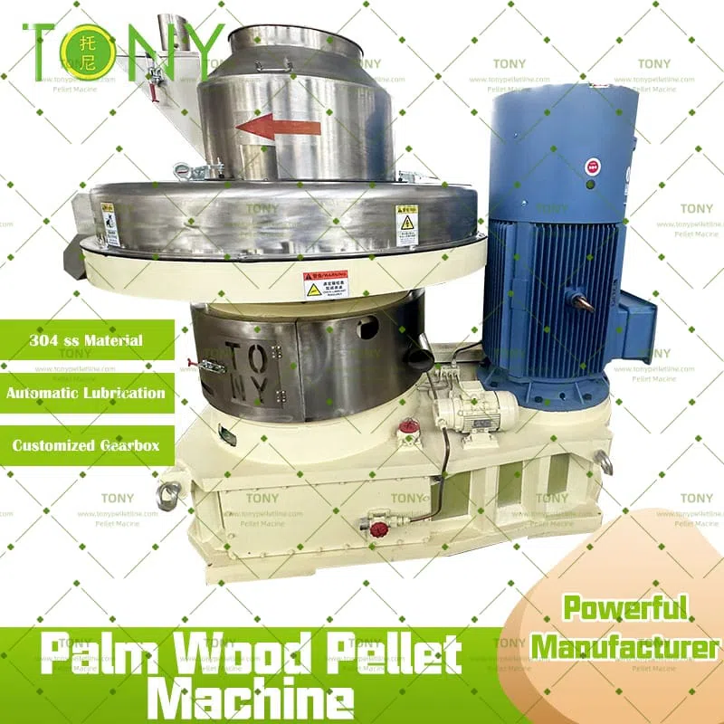 آلة حبيبات خشب النخيل