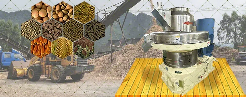 Μηχανή pellet από ροκανίδια ξύλου