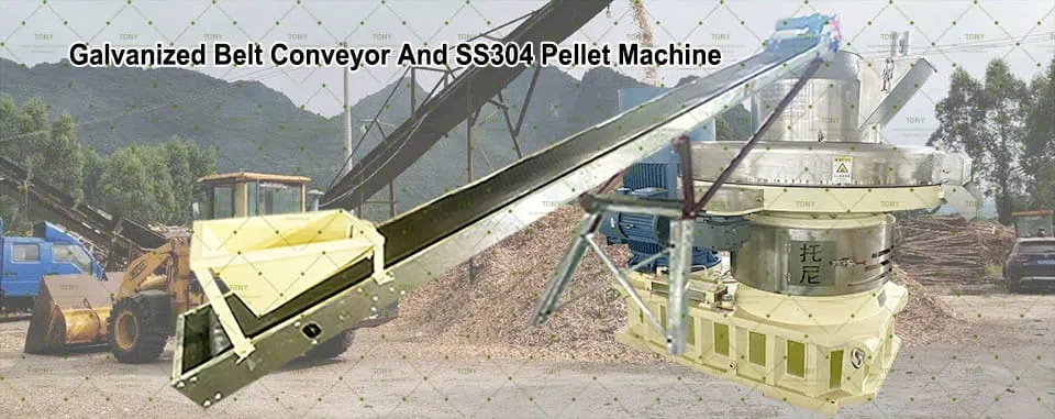 Μηχανή pellet από ροκανίδια ξύλου