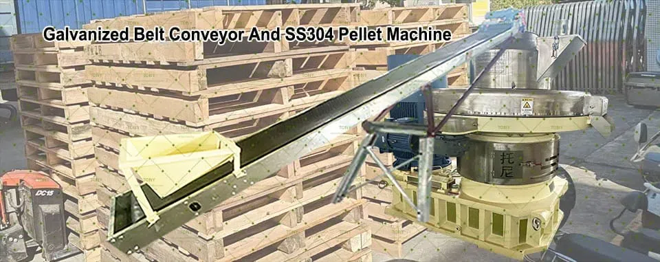 Stroj na pelety z dřevěných palet