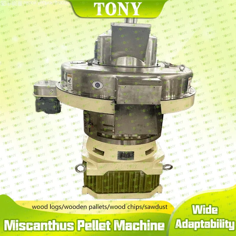 Miscanthus-pelletpresse