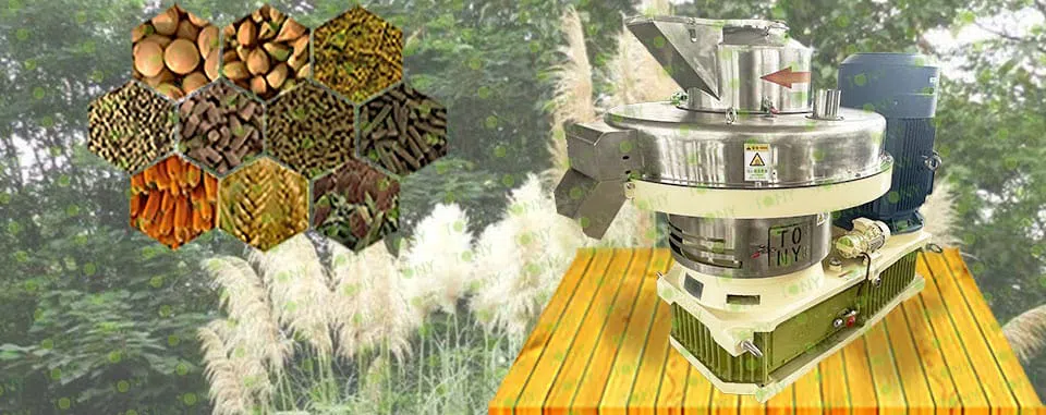 Miscanthus-pelletpresse