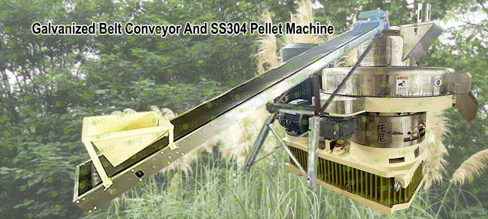 Miscanthus-pelletpresse