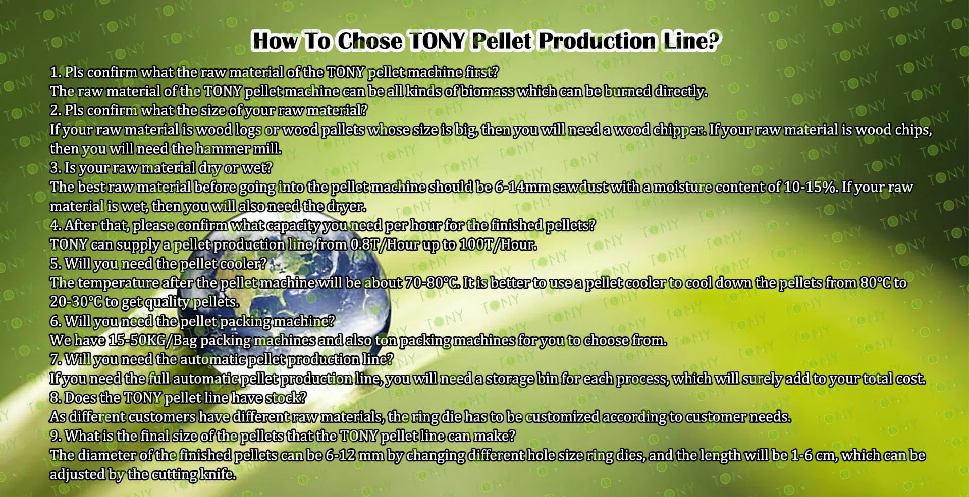 Halmpelletproduktionslinje
