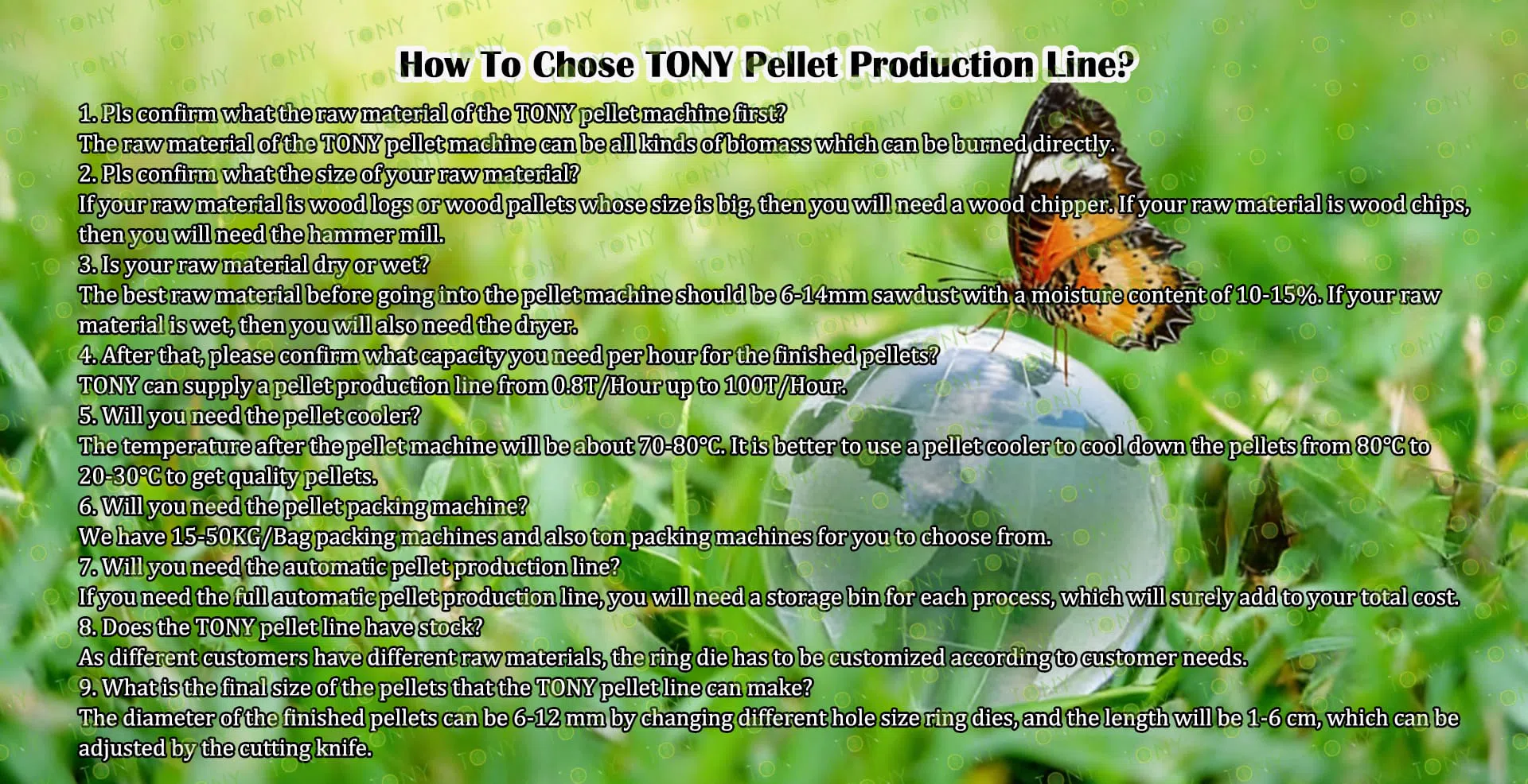 Produktionslinje til kvægfoderpiller
