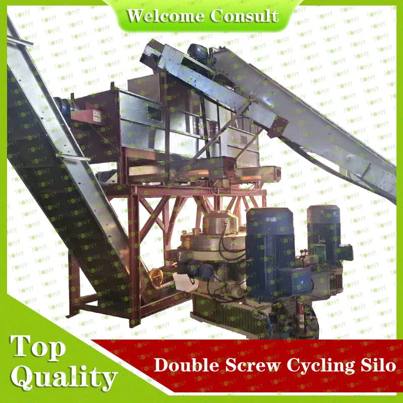 Dobbelt skrue cyklon silo