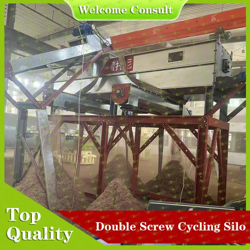 Dobbelt skrue cyklon silo