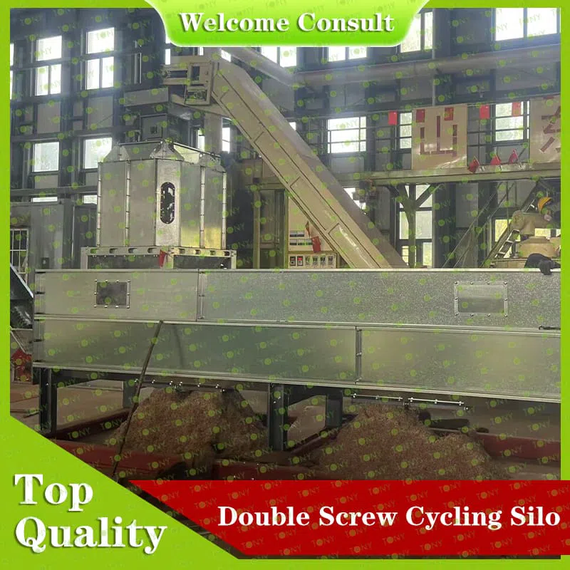 Dobbelt skrue cyklon silo