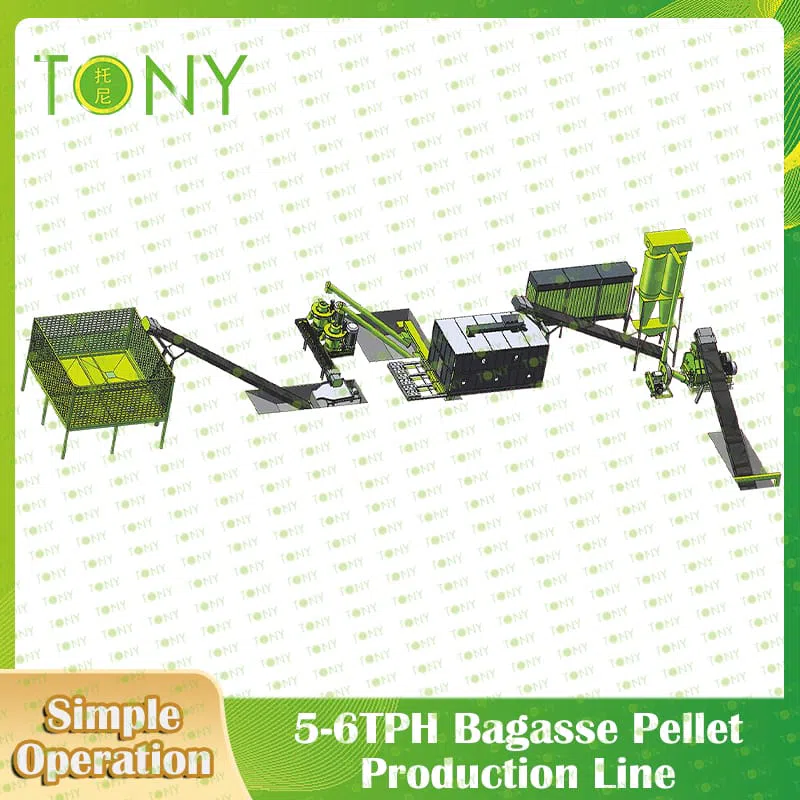 Bagasse Pellet Produktionslinje