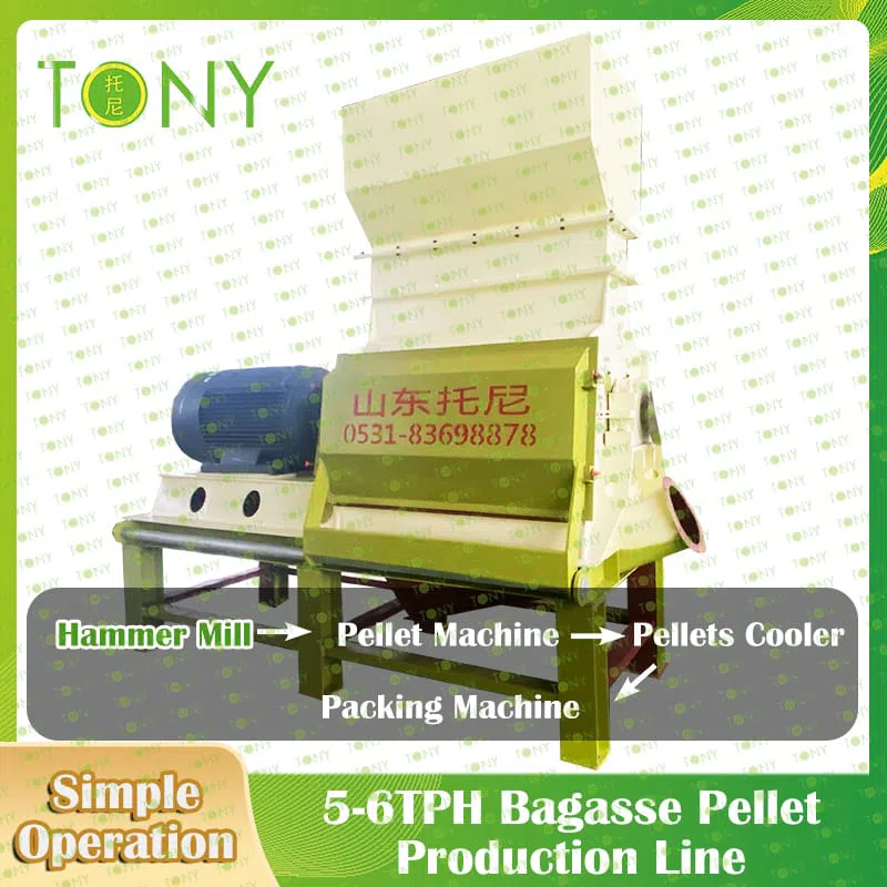 Bagasse Pellet Produktionslinje