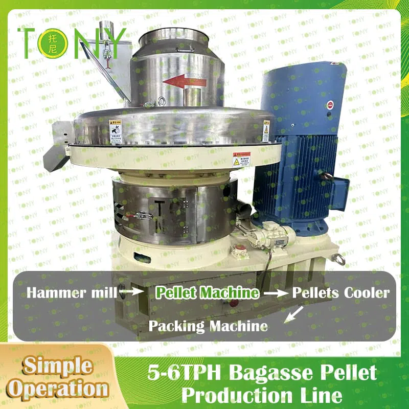 Bagasse Pellet Produktionslinje