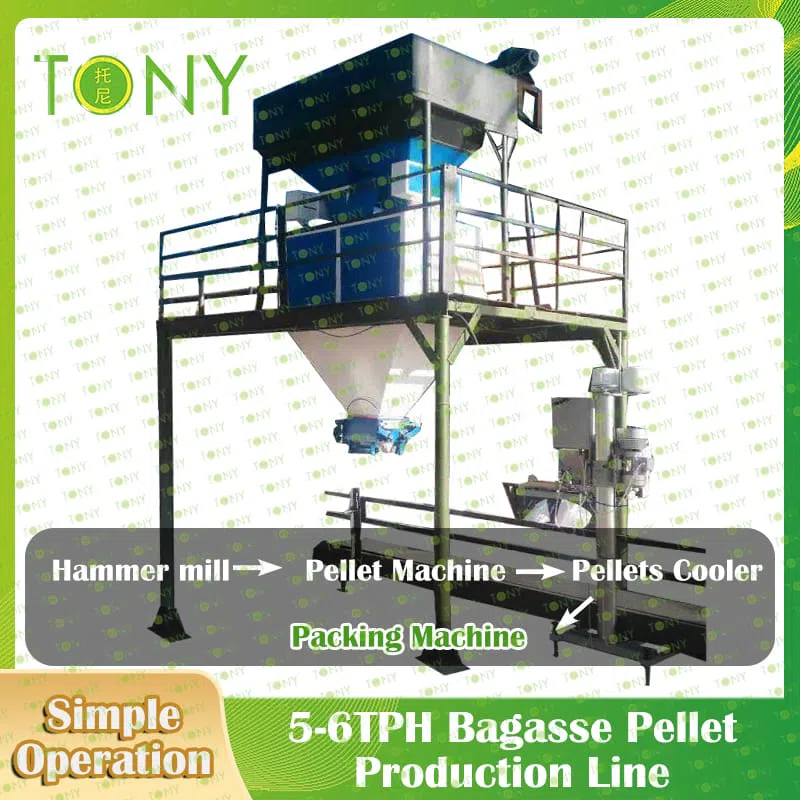 Bagasse Pellet Produktionslinje