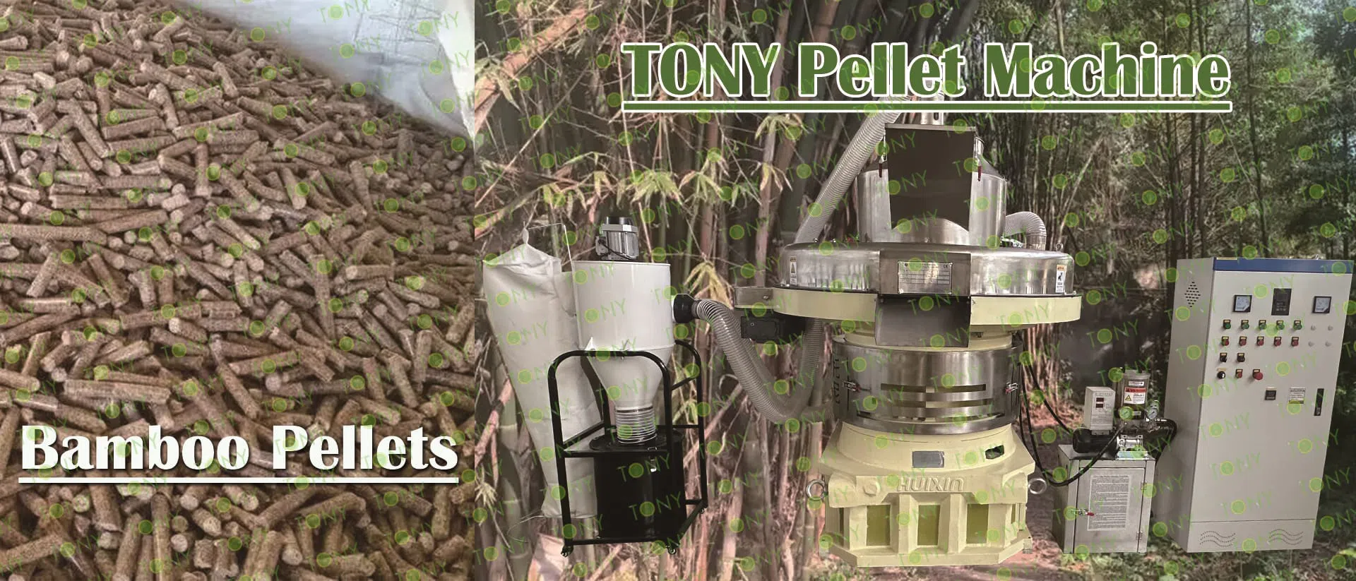 Bamboo Pellet Produktionslinje